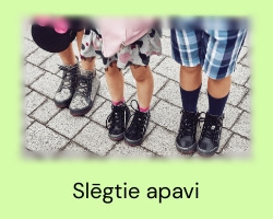 Bērnu slegtie apavi