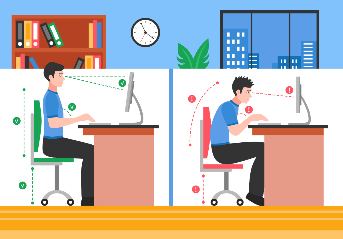 Ergonomika sēdoša darba darītājiem 3
